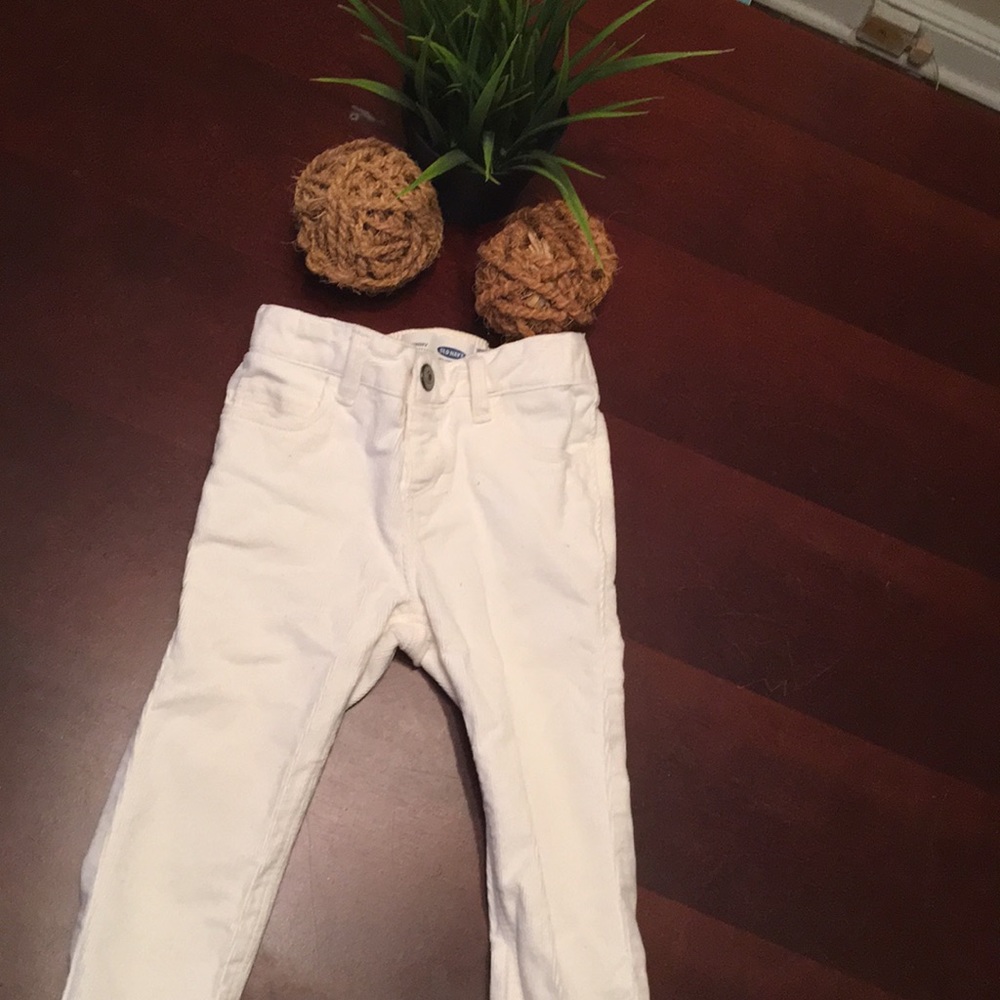 Suede red & white corduroy pants size 2T - Picture 3 of 5